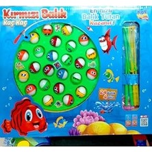 Kayyum Oyuncak 4010 Pilli Müzikli Balık Yakalama - Tutma Oyunu Kırmızı Balık Kaç Kaç, Çok Renkli, L