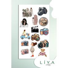 Hijab Sticker Set Müslim Sticker 5 Sayfa Sticker  Ajanda Bullet Journal Için Uygun Set