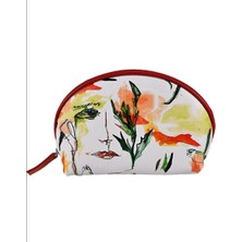 Es Dekor Faces Deri Makyaj Çanta Koleksiyon %100 Pu Deri Yıpranmaya Dayanıklı Fermuarlı 1 Adet