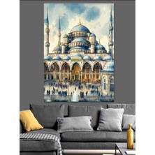 Sultanahmet Camii Dekoratif Kanvas - Mdf Ahşap Tablo
