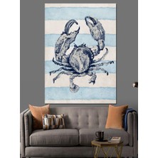 Yengeç Dekoratif Kanvas - Mdf Ahşap Tablo