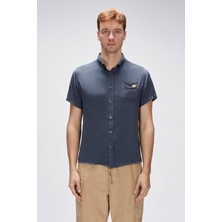 Bad Bear Frank Asfalt Erkek Basic Kısa Kollu Gömlek