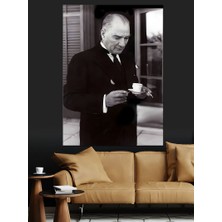 Mustafa Kemal Atatürk Dekoratif Kanvas - Mdf Ahşap Tablo