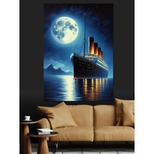 Titanic Dekoratif Kanvas - Mdf Ahşap Tablo