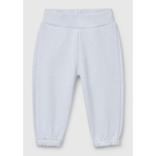 United Colors Of Benetton Bebek Toz Mavi Arkası Tavşan Detaylı Beli Lastikli Eşofman Altı