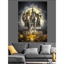 Köln  Katedrali Dekoratif Kanvas - Mdf Ahşap Tablo
