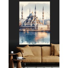 Istanbul Eminönü Camii Dekoratif Kanvas - Mdf Ahşap Tablo