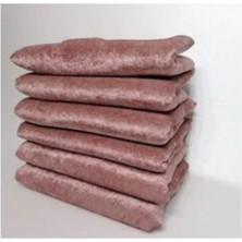 Süngerli Koltuk Çekyat Örtüsü Damar Desenli Parlak ve Kaymaz Örtü Rose