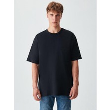 LTB Erkek Loose Siyah T-shırt