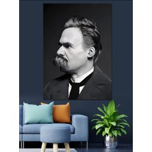 Friedrich Nietzsche Dekoratif Kanvas - Mdf Ahşap Tablo