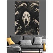 Depresyon Dekoratif Kanvas - Mdf Ahşap Tablo