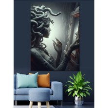 Medusa Dekoratif Kanvas - Mdf Ahşap Tablo