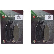 Brenta Kawasaki Ninja 250 Ön ve Arka Fren Balata Takım Brenta BR52