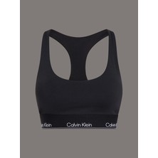 Calvin Klein Kadın Sports Bra Nefes Alabilir Kumaşlı Kolsuz Tasarım Orta Destekli Siyah