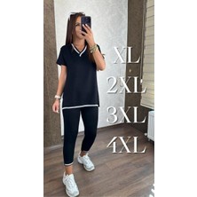 Ribanalı  Büyük Beden Eşofman Takım 4xl
