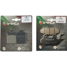 Sym Fiddle 4 125 Ön ve Arka Fren Balata Takımı Brenta BR02