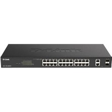 D-Lınk 24PORT 370W DGS-1100-26MPV2 Gıgabıt 2x Sfp Yönetilebilir Poe Switch