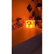 Süper Mario Dekoratif Kutu Lamba Gaming Dekor Gamer Hediye