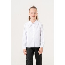 Kız Çocuk Yaka Dantelli Gömlek 6403