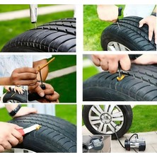 3 Adet 5'li Araç Motosiklet Lastik Tamir Fitili Lastik Onarım Için Yedek Fitil