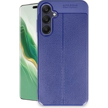Leybaks Samsung A35 Uyumlu Deri Görünümlü Tam Koruma Şık Kılıf Case