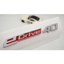 Dk Tuning Edrive 40 Bagaj Gri Kırmızı Yeni Nesil Yazı Logo Bmw Ile Uyumlu