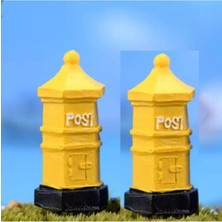 2'li Minik Posta Kutusu Teraryum Obje Minyatür Obje Teraryum Süsü