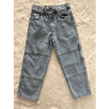 Nurcan Bebe Düğmeli Tek Kot