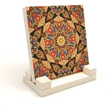 Iran Deseni Baskılı Doğaltaş Masaüstlük