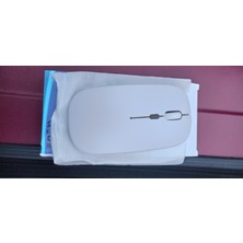 Brijo  ivo Tech Sessiz Tıklama Şarjlı Çift Modlu Bluetooth Kablosuz 2.4ghz Beyaz Mouse