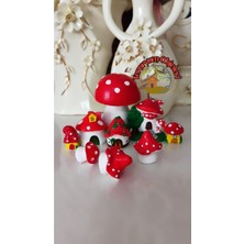 Mantarlar Özel Tasarım Set Teraryum Obje Minyatür Obje Teraryum Malzemeleri