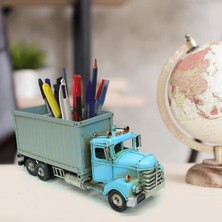 Dekoratif Metal Kamyon Kartvizitlik ve Kalemlik