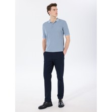 Fabrika Normal Bel Normal Paça Lacivert Erkek Chino Pantolon F5SM-PNT 2020