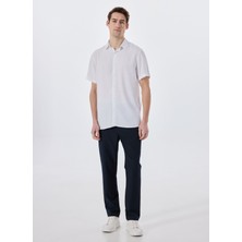Limon Bağlamalı Bel Normal Paça Lacivert Erkek Chino Pantolon MML5SM-PNT 9535