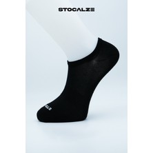 Stocalze Bambu Erkek Dikişsiz Kısa Patik Çorap. Terletmez 6'lı Kutulu Siyah Beyaz Görünmez Sneaker Çorap.