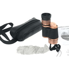 Lisinya 6X24  Baıgısh, Askeri Tarzi Pirinç ve Deri Kaplamalı, Deri Çantalı Monocular Dürbün Princ ( Lisinya )