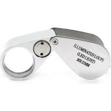 Lisinya - Kontrol, Için Özel Kutulu Metal Işıklı Lup 30X21 ( Lisinya )