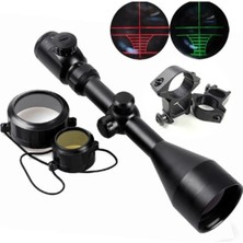 Lisinya 3-9X56EG Yüksek Kaliteli Çıft Işık Kırmızı,yeşil Kaynaklı Avcılık Süfer  Dürbün(B) ( Lisinya )