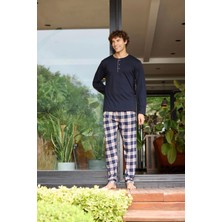 Rnamix Kocabey 6020 Erkek  Midi Yaka Pijama Takımı
