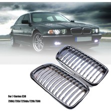 Mauuae 1 Çift Krom Ön Böbrek Izgara Izgarası Bmw 7-Serisi E38 730IL/735I/725TDS/728I/750I Sedan 1994-2001 Ön Izgara Izgarası Tamir (Yurt Dışından)