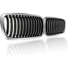 Mauuae 1 Çift Krom Ön Böbrek Izgara Izgarası Bmw 7-Serisi E38 730IL/735I/725TDS/728I/750I Sedan 1994-2001 Ön Izgara Izgarası Tamir (Yurt Dışından)