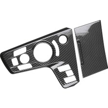Mauuae 2 Adet Karbon Fiber Araba Merkezi Konsol Vites Değiştirme Paneli Çerçeve Etiket Trim Kia Sportage Için Nq5 2022 (Yurt Dışından)