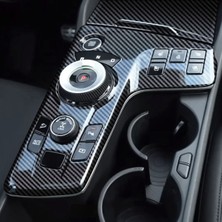 Mauuae 2 Adet Karbon Fiber Araba Merkezi Konsol Vites Değiştirme Paneli Çerçeve Etiket Trim Kia Sportage Için Nq5 2022 (Yurt Dışından)