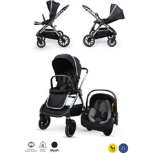 Kanz Explorer Autofold Travel Sistem Bebek Arabası Cole Black
