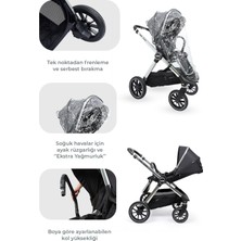 Kanz Explorer Autofold Travel Sistem Bebek Arabası Cole Black