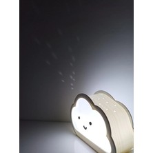 Ath Shoppıng Modern Bulut Şeklinde Beyaz Gece Lambası Masa Lambası Aydınlatma LED Aydınlatma Çocuk Odası Gece Lambası Masa Üstü Tak Çalıştır