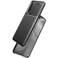 Zore Huawei P Smart 2021 Kılıf Negro Silikon Kapak-Kahverengi