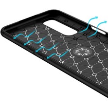 Zore Realme 7 Kılıf Ravel Silikon Kapak-Siyah