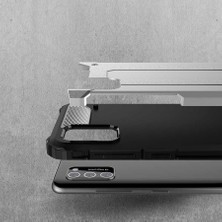 Zore Galaxy A02S Kılıf Crash Silikon Kapak-Siyah