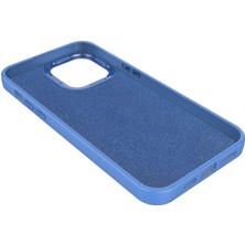 Zore Apple iPhone 13 Pro Max Kılıf Metal Çerçeve ve Buton Tasarımlı Silikon Luna Kapak-Lavendery Gray